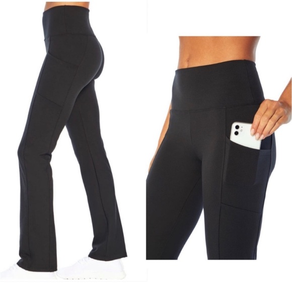 Marika Pants - NWT Marika Flare Yoga Pant With Side Pockets Size XL in Black New With Tags.